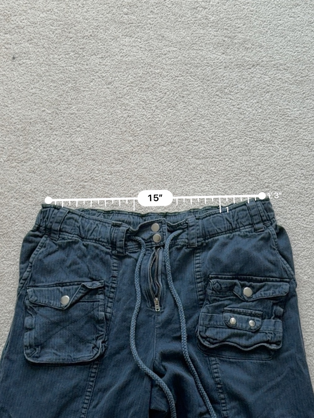 We the free Tahiti cargo drawstring pants - Picture 4 of 9